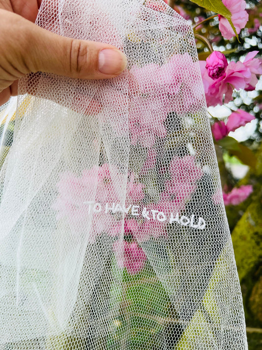 What will YOU have embroidered on your Wedding Veil?