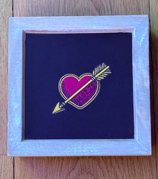 Customised Heart & Arrow with Date of your Choice