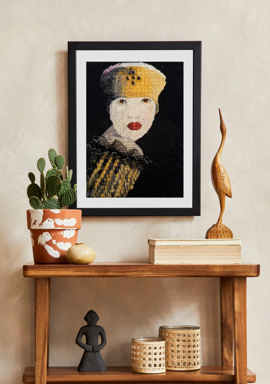 Mademoiselle Champagne Limited Edition Framed Giclee Print